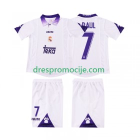 Real Madrid RAUL 7 Dres Retro Dječji Domaći 1997 1998 Kratkih Rukava
